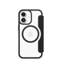 funda para movil otterbox react folio magsafe negra transparente para iphone 17