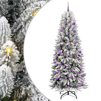 Árbol De Navidad Artificial Blanco 210 Cm Vidaxl