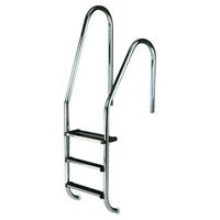 escalera standard asimetrica 3 peldanos antideslizantes inox aisi316