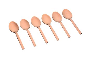 Juego de 6 cucharillas emund - cobre