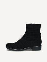 caprice bootie black made of textiles with block heel size 405