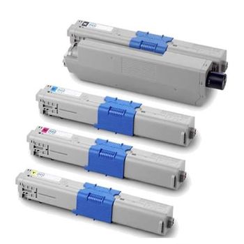 Compatible Multipack Oki 44973509-12 Full Set Toner Cartridges (4 Pack)