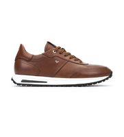 martinelli para hombre 1741-2930c zapatillas de piel hanbury marron 43 plano cordones casual