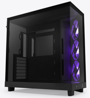 torre gaming nzxt h6 flow rgb  atx  negra