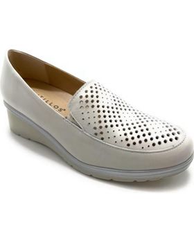 de PITILLOS 5742 GLACIAL MOCASIN CALADO BEIG