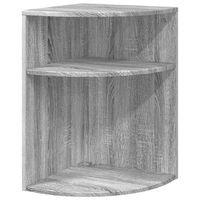 mesa auxiliar gris sonoma 397 x 397 x 60 cm vidaxl