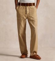 polo ralph lauren para mujer 211978634001 pantalon ricky beige 46 casual algodon