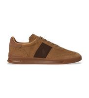 polo ralph lauren para hombre 809p15728001 zapatillas heritage aera de ante marron 40 piel plano cordones casual