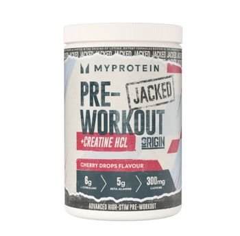 Origin Jacked Pre-Workout - 650G - 25raciones - Cherry Drops