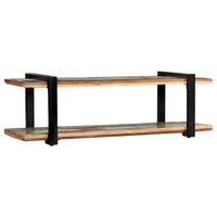 mueble para la tv de madera maciza reciclada 130x40x40 cm