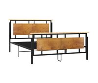 estructura de cama de metal 140x200 cm