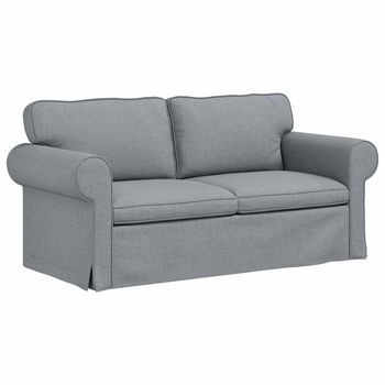 Sofá Gris Claro 175 X 82 X 80 Cm Tela Vidaxl