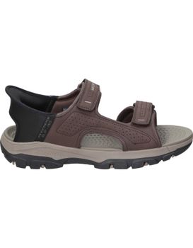 Sandalias Para Hombre Antideslizante Skechers 205289-choc En Marrón 44