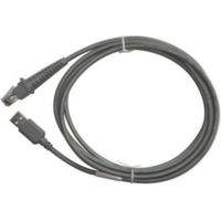 cable de transferencia de datos datalogic usb a 2 m gris