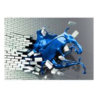 papel pintado 3d - musa de zafiro 250x175 cm