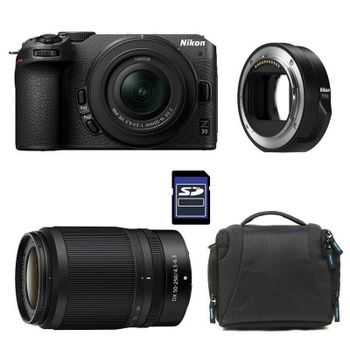 Cámara Mirrorless Nikon Z30 20.9MP 16-50mm + 50-250mm WiFi Bluetooth