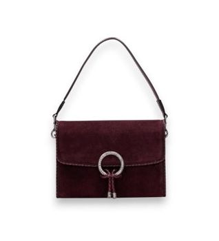 Hispanitas para mujer. BI264945 Bolso Soft burdeos (OSFA), Casual, Granate, Ante