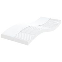 colchon de espuma de 7 zonas dureza 20 ild blanco 100x220 cm vidaxl