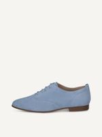 caprice low shoes blue made of leather size 37