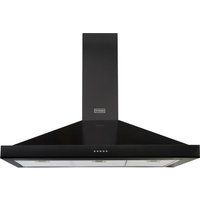 stoves sterling s1100 chimney cooker hood - black black