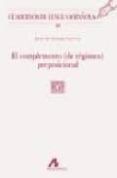 complemento de regimen preposicional