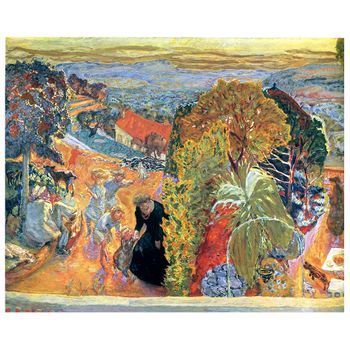 Legendarte - Cuadro Lienzo, Impresión Digital - Té, La Danse - Pierre Bonnard - Decoración Pared Cm. 50x60