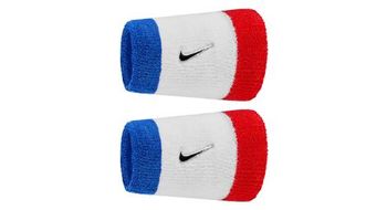 Pulsera de esponja ancha  x2  nike swoosh classic azul blanco rojo