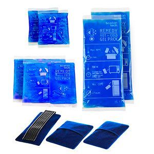 Bolsas De Gel Multiuso Para Frío/calor Compresas Universales Re-utilizables Para Nevera Y Microondas Incluye Cubiertas De Lana Nueva Versión Para Dolores Y Lesiones (6 Bolsas 3 Cubierta)