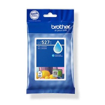 Cartucho Tinta Brother LC527C Cian Original 900 páginas