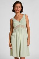 hunkemoller vestido lencero nora lace verde
