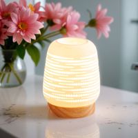 lampara difusora electrica en ceramica para perfume de ambiente 17cm
