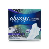always infinity long plus pads with wings
