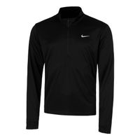 nike pacer half-zip camiseta de running hombres - negro