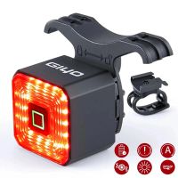giyo luz trasera inteligente para bicicleta bateria de 350mah resistente al agua 6 modos de luz 26g luz trasera miniatur