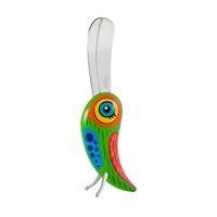 cuchillo de mantequilla  verde abs  55  x  35  x 13 cm