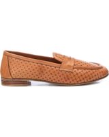 de carmela manoletinas mocasin piel cuero 01 piel camel