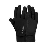 neo clima guantes de correr unisex-negro