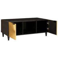 mesa de centro 100x54x40 cm madera - dorado