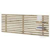 dhome cabecero con estantes de madera reciclada dm colgante pared estilo palet japones 160x46cm cama vintage nordico 160cm cambrian madera