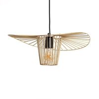lampara colgante metal vrinda dorado