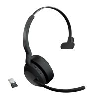 jabra evolve2 55 auriculares bluetooth para oficinacentro de llamadas negros