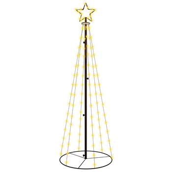 Árbol De Navidad | Decoraciones De Navidad Cónico 108 Led Blanco Cálido 70x180 Cm