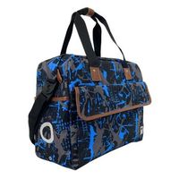 alforja para bicicleta ice azul y negro 19 l willex