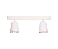 regleta 2 luces metal color blanco serie adri 365cm