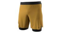 pantalones cortos dynafit alpine pro 2 en 1 caqui negro hombre