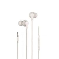 auriculares daewoo dw201415 con cable jack 35mm microfono integrado y aislamiento de ruido blancos