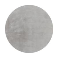 alfombra suave solina gris  160 cm redondo