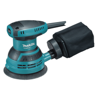 makita m9204b - lijadora rotorbital 125 mm 240w - diseno compacto y ligero