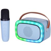 klack bt-k8 altavoz karaoke portatil bluetooth 10w azul