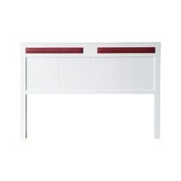 cabecero siena tapiz rojo  cama de 135  pino  blanco  pejecar